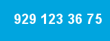 929 123 36 75 929 123 36 75